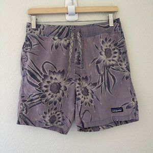 Patagonia Women's Floral Shorts - Gray